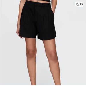 Gap 365 High Rise Linen Blend Shorts